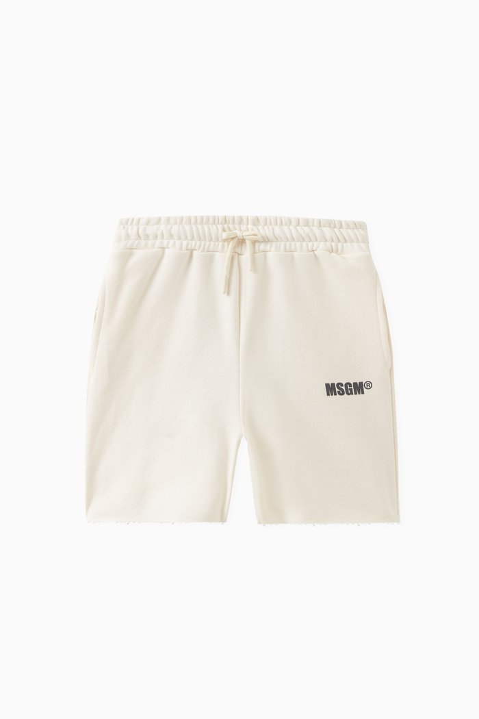 

Logo Sweatshorts in Cotton, Neutral