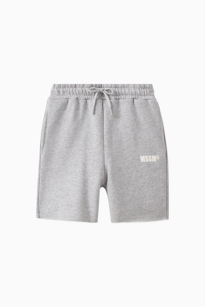 

Logo Sweatshorts in Cotton, Grey