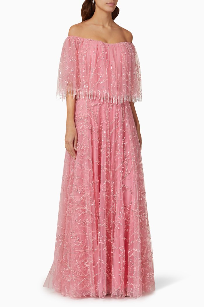 

Emily Jewel-embellished Gown, Pink