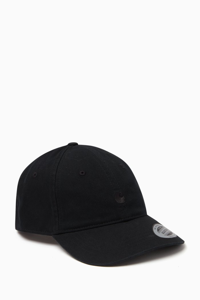 

Madison Logo Cap in Cotton, Black