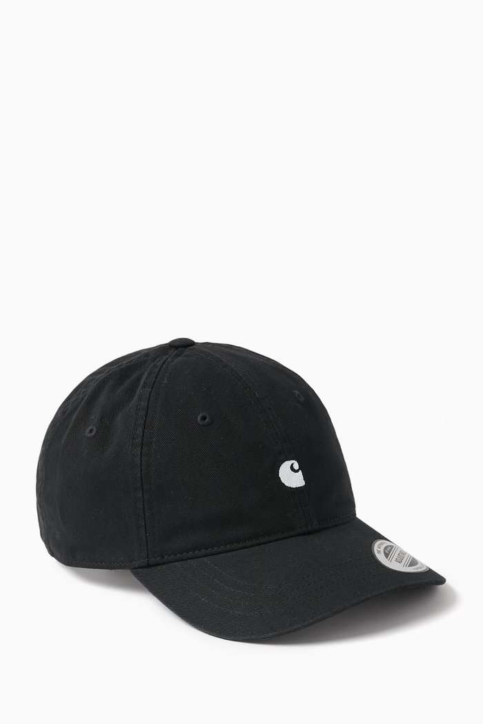 

Madison Logo Cap in Cotton, Black