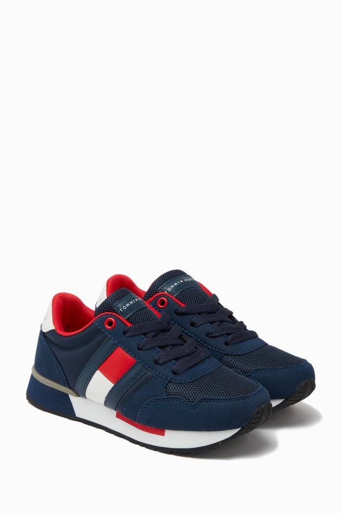 

Sneakers in Leather, Blue