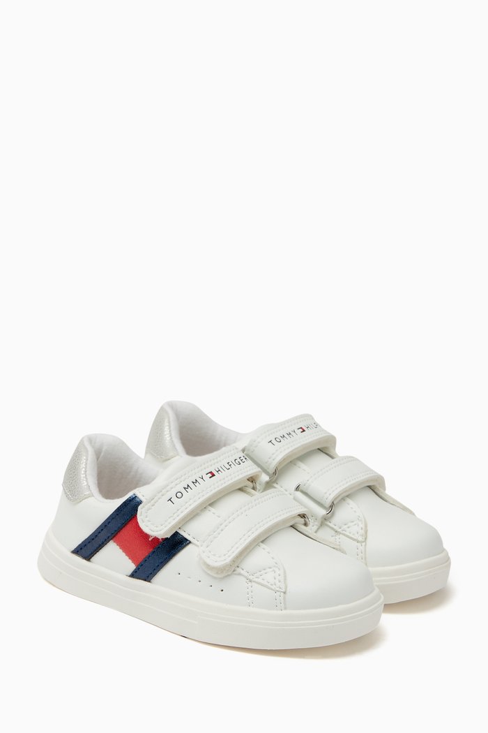 

TH Flag Sneakers in Leather, White