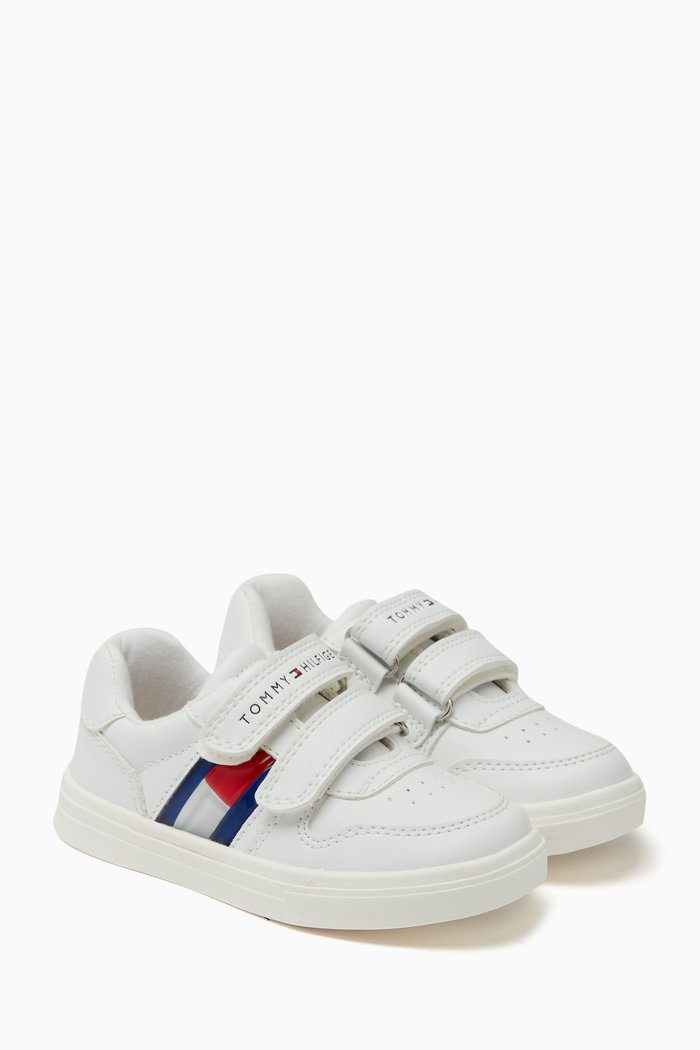 

Logo Flag Sneakers, White