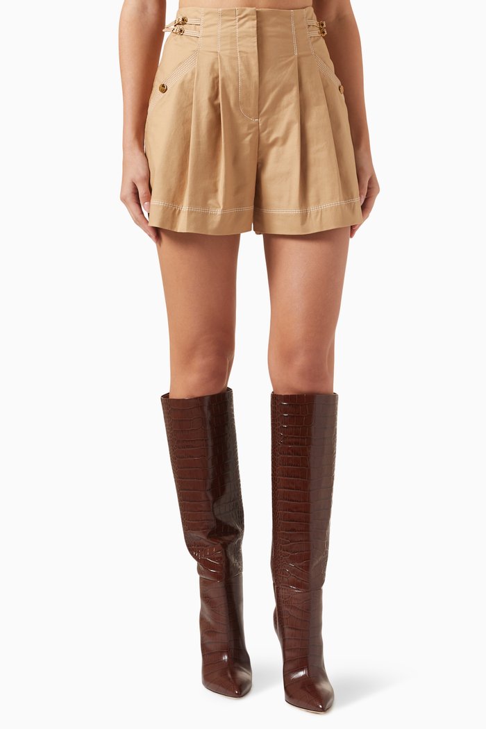

Jaffe Shorts in Cotton Twill, Neutral