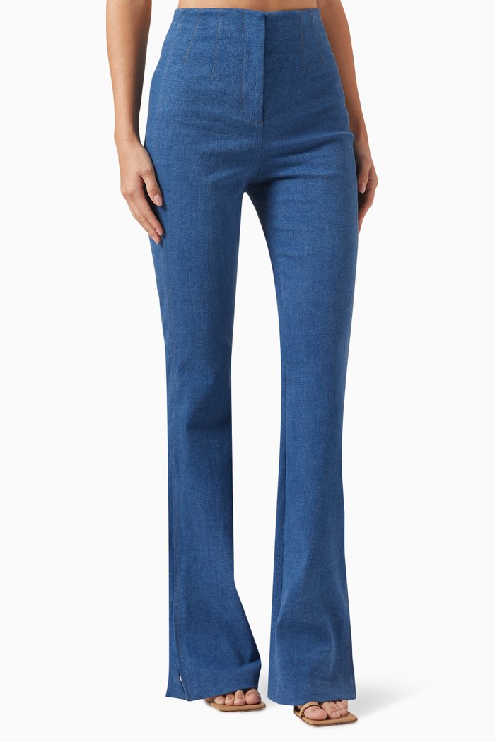 

Royce Pants in Cotton, Blue