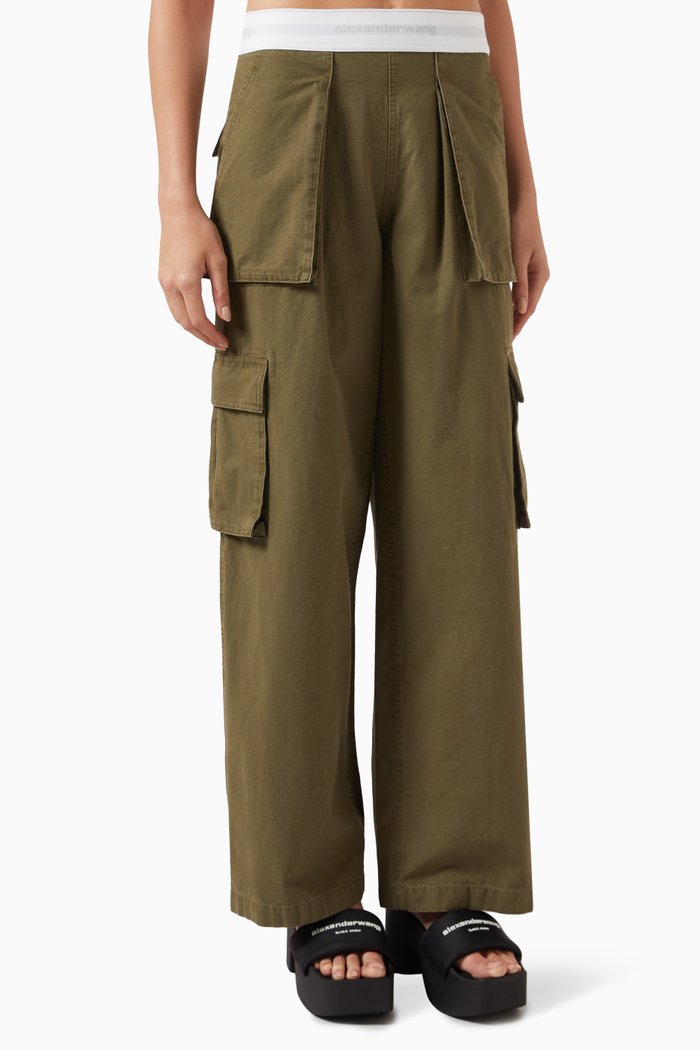 

Cargo Pants in Cotton, Neutral