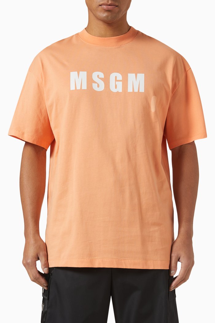 

Logo T-shirt in Cotton Jersey, Orange