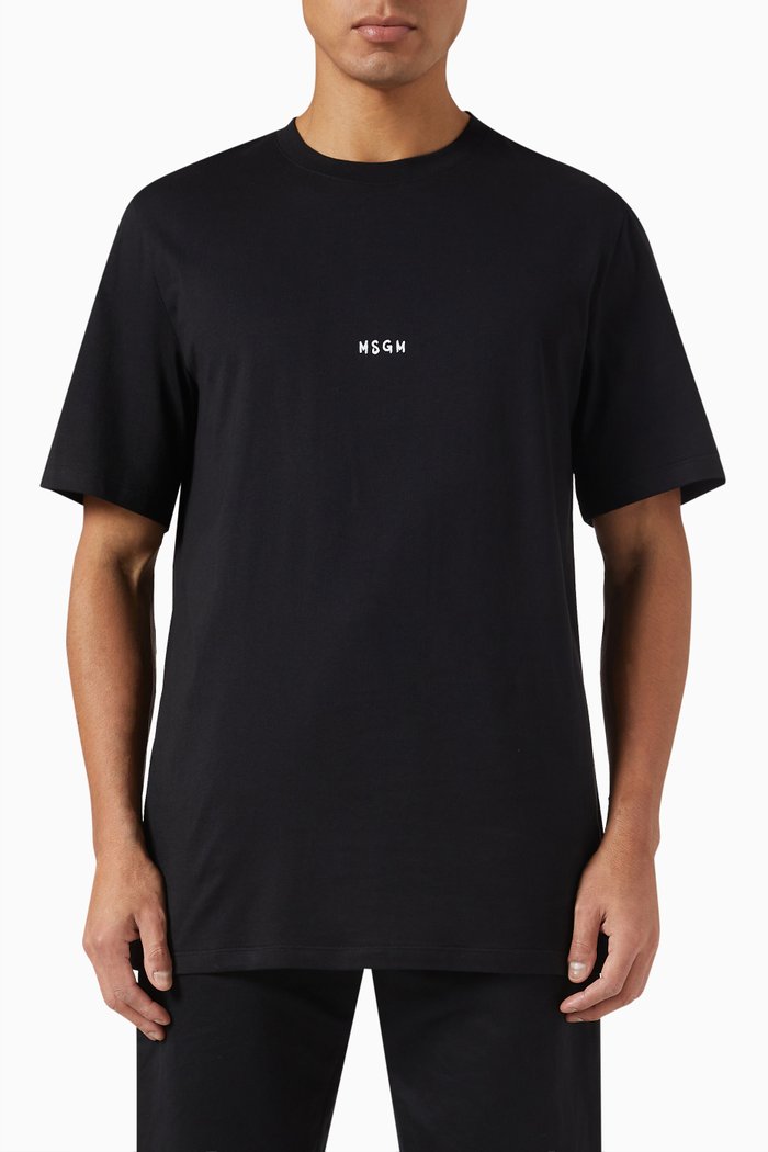 

Logo T-shirt in Cotton, Black