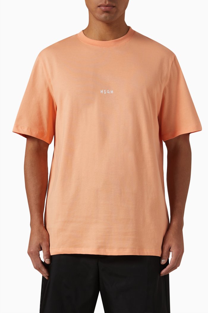 

Logo T-shirt in Cotton, Orange