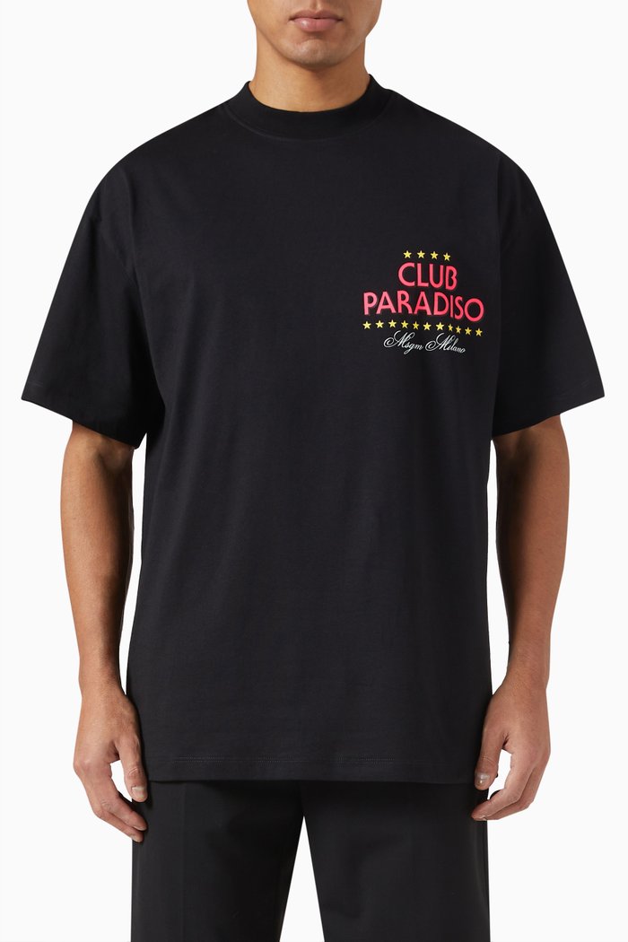 

Logo T-shirt in Cotton, Black