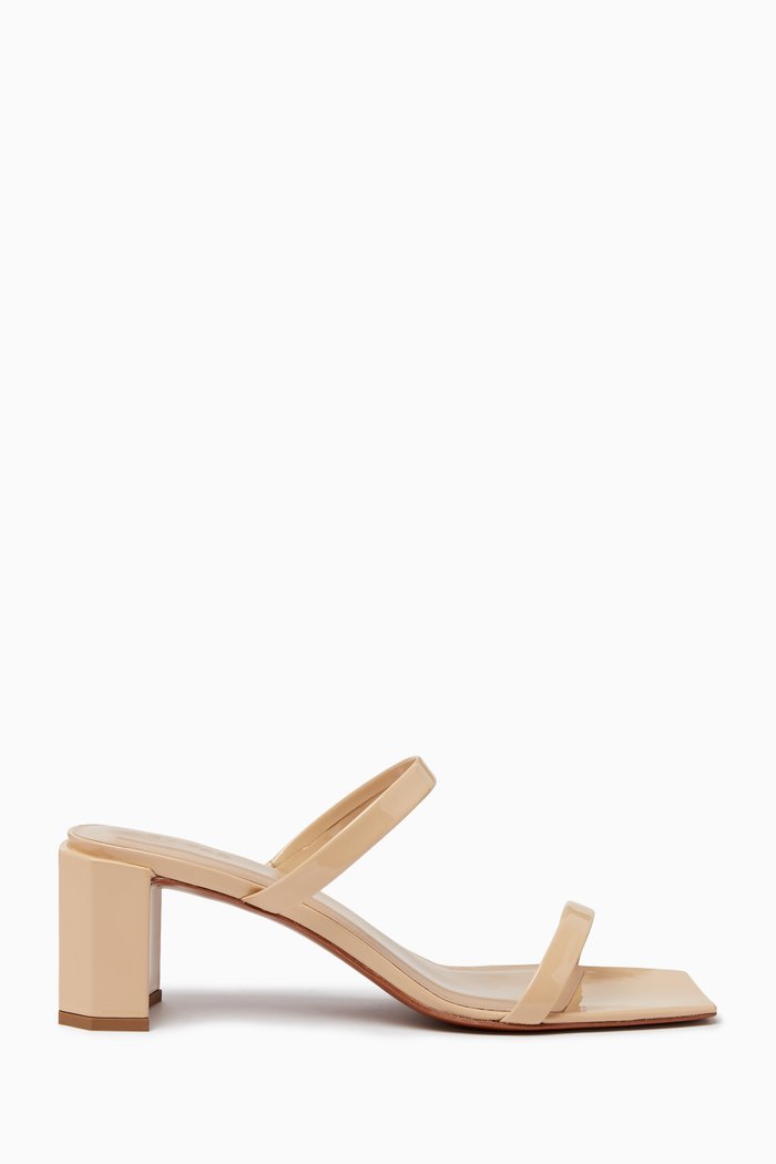 

Tanya 60 Sandals in Patent Leather, Neutral