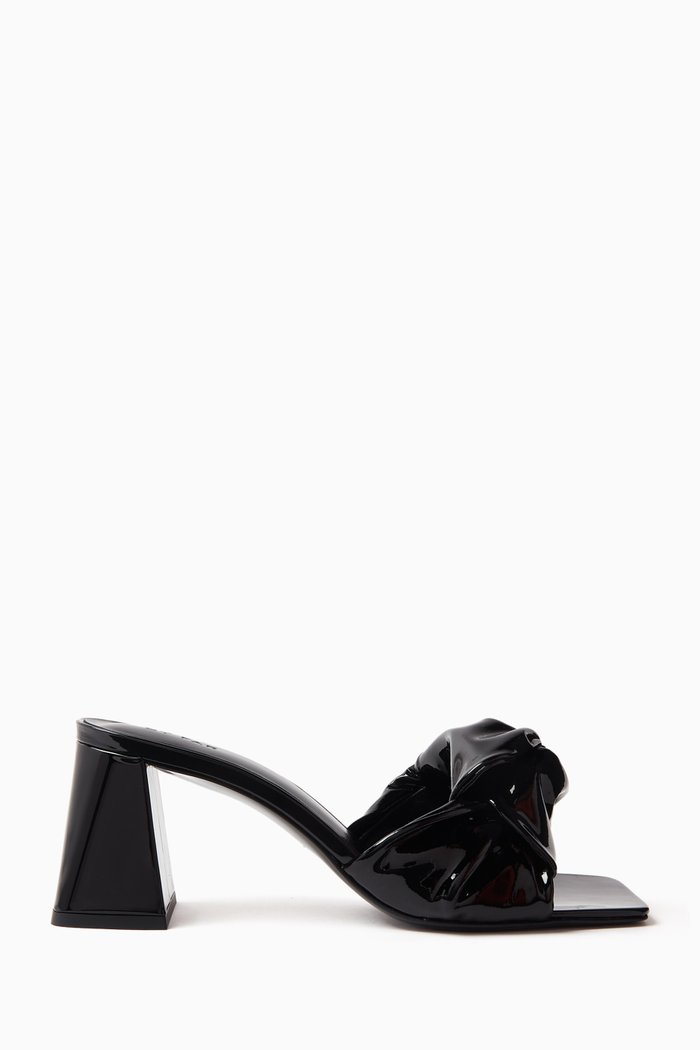 

Lamar 70 Mules in Patent Leather, Black