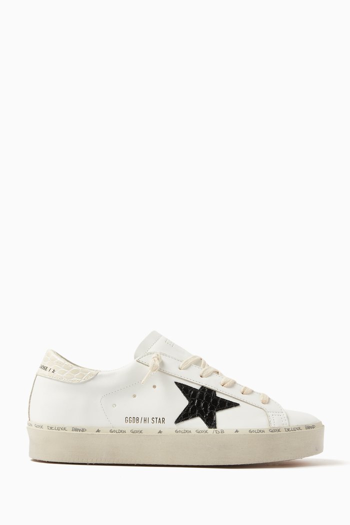 

Hi Star Sneakers in Leather, Black