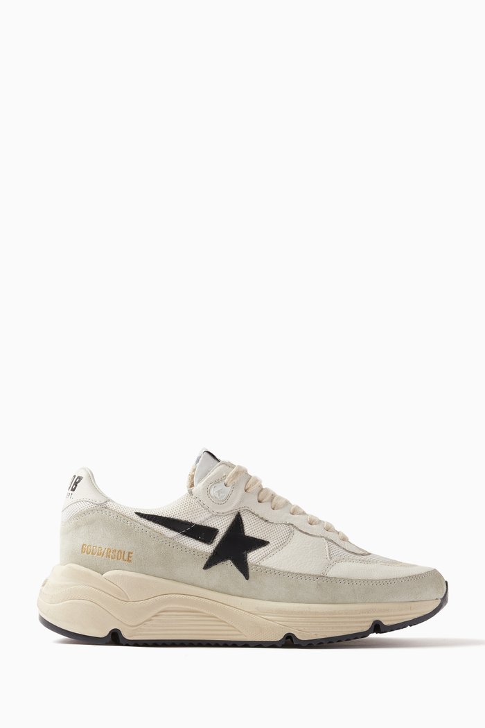 

Running Star Sneakers in Leather & Suede, White