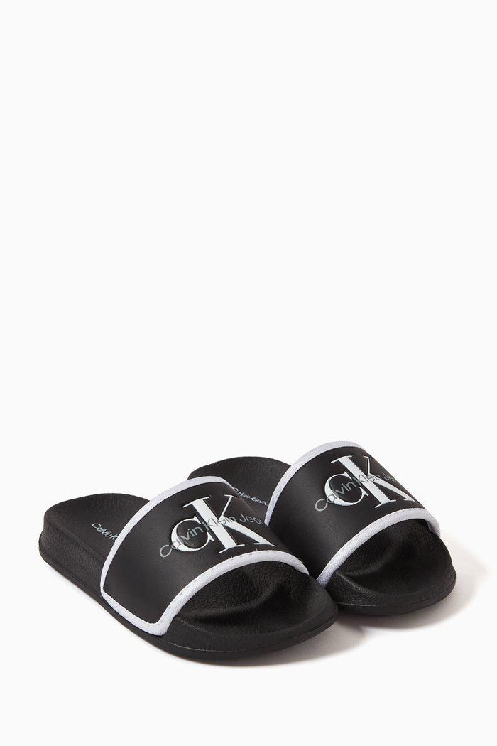 

Logo Pool Slides in EVA, Black