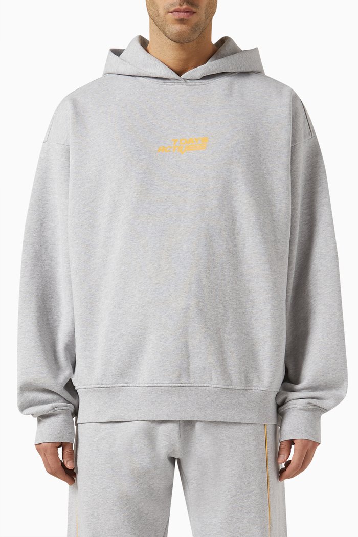 

King Hoodie in Organic Cotton, Grey