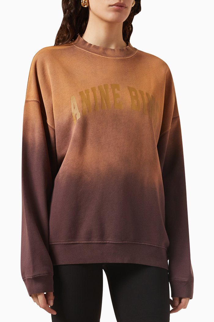 

Harvey Oversized Sweatshirt in Organic-cotton, Burgundy