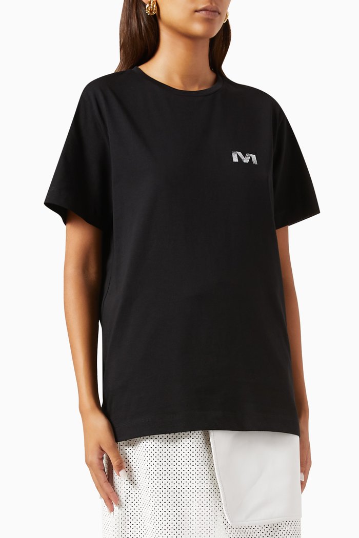 

Monogram T-shirt in Cotton-jersey, Black
