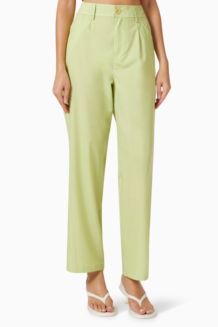 

Haze Pants in Poplin, Green