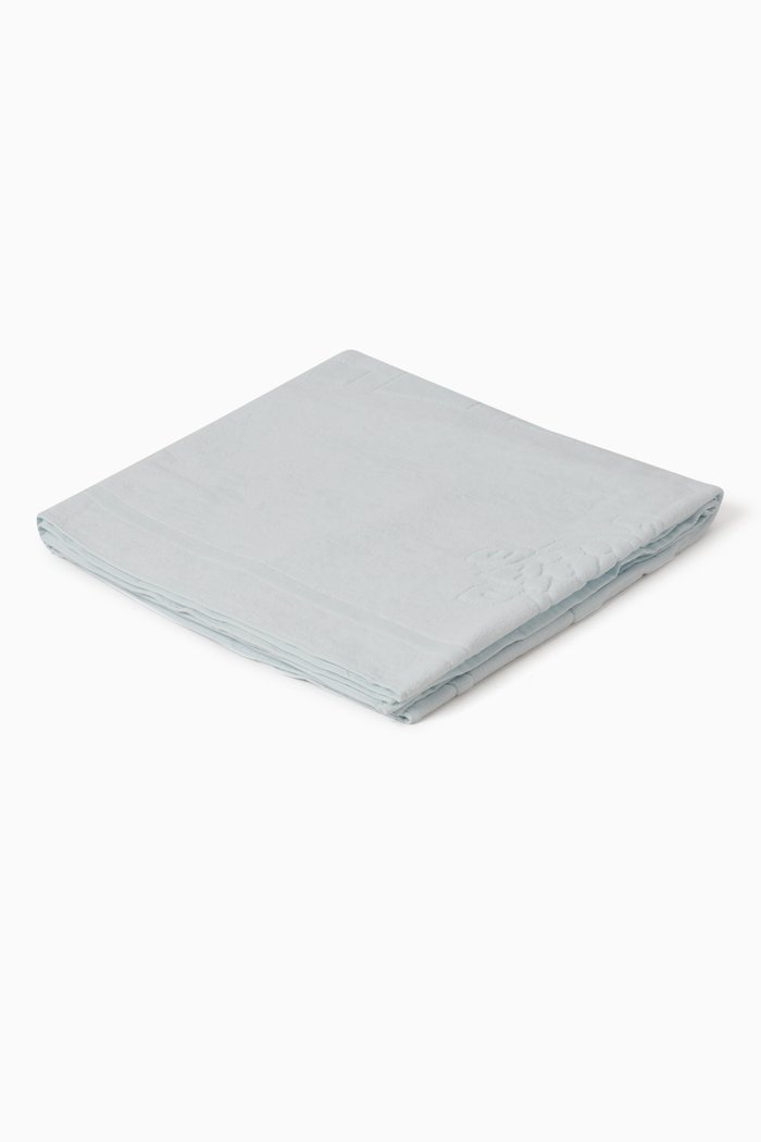 

Logo-jacquard Beach Towel in Organic Cotton, Grey