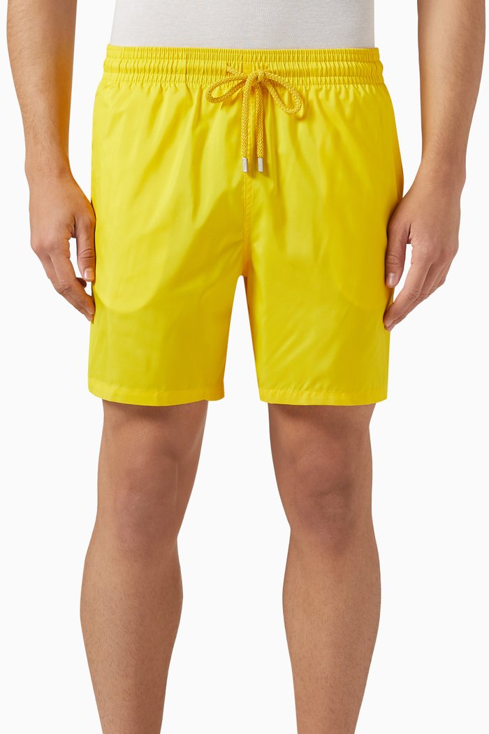 

Logo Swim Shorts in Recycled Nylon, Yellow