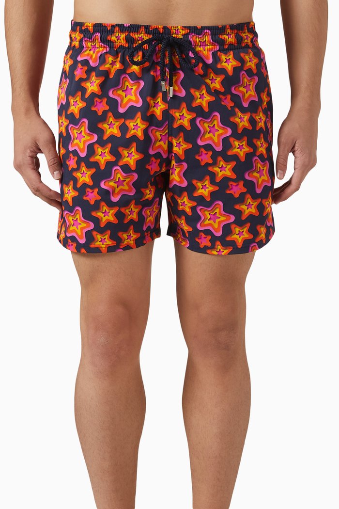 

Stars Gift Swim Shorts in Recycled Nylon Stretch, Multicolour