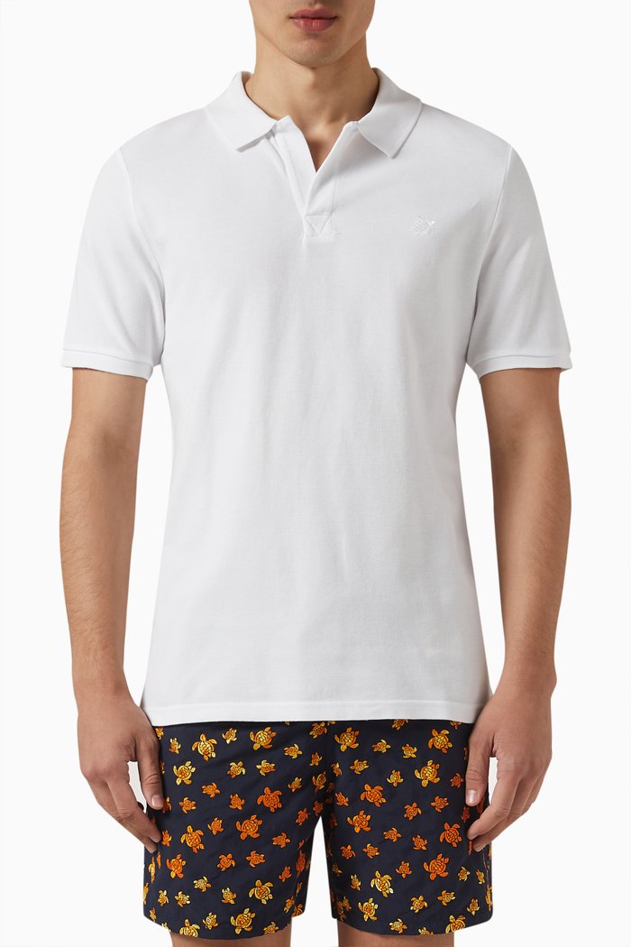 

Polo Shirt in Cotton, White