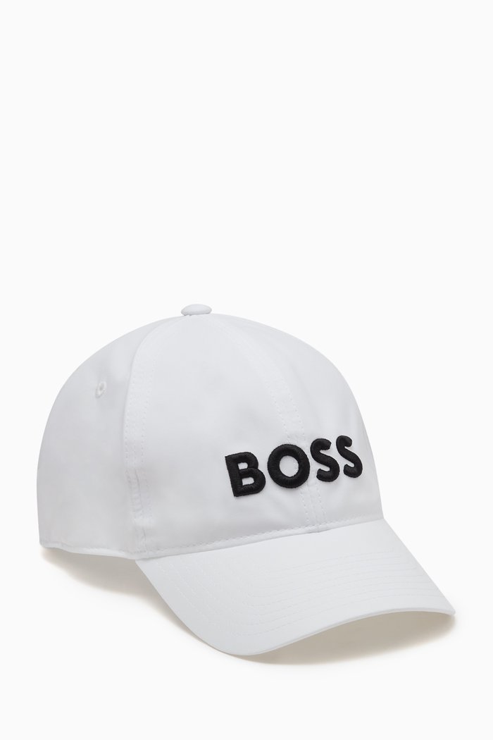 

Embroidered Logo Cap in Elastomultiester, White