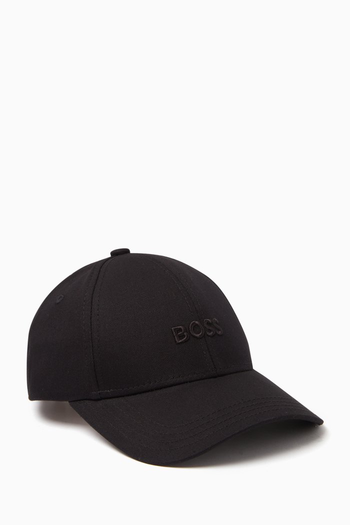 

Ari Logo Embroidered Baseball Cap in Cotton, Black
