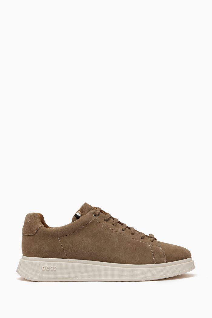 

Bulton Runn Sneakers in Suede, Neutral