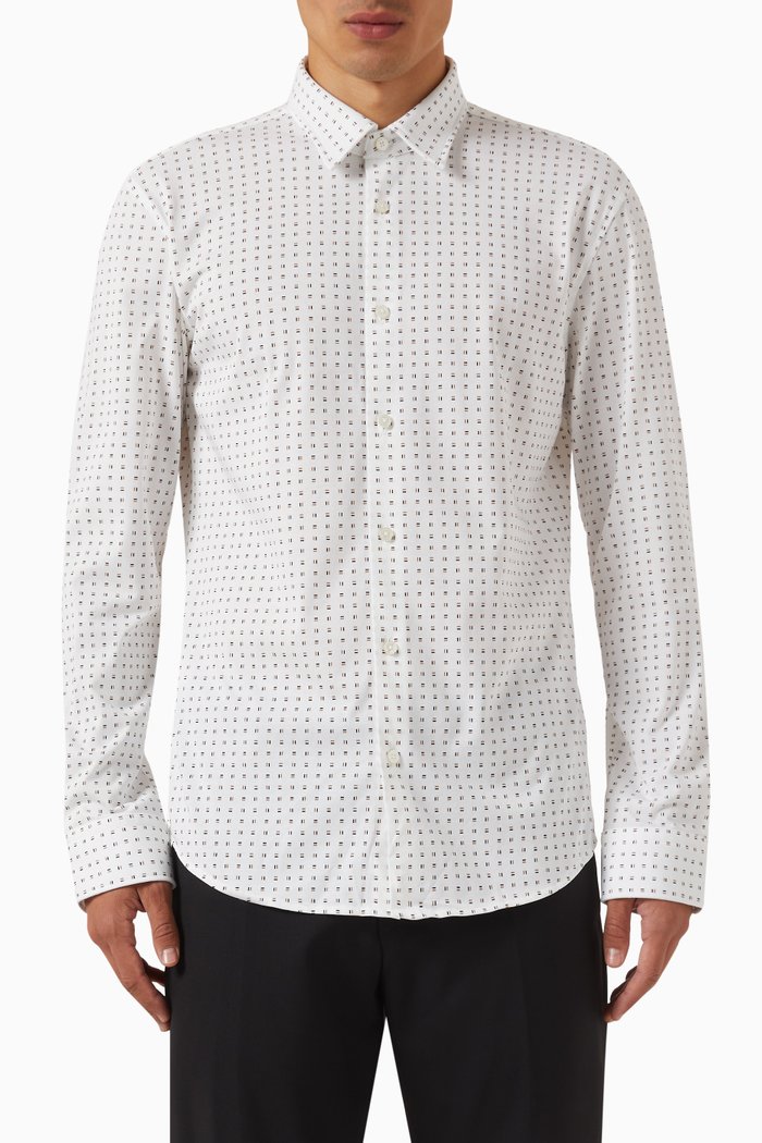Roan Shirt in Cotton Blend, White