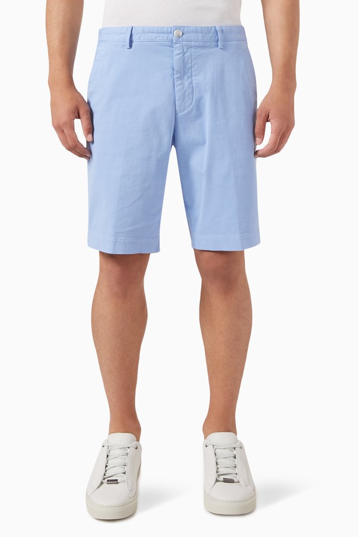 

Slim Fit Shorts in Organic Cotton, Blue