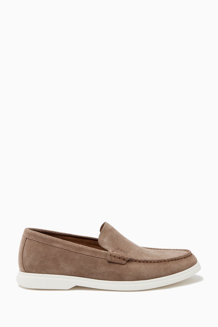 

Sienne Loafers in Suede, Neutral