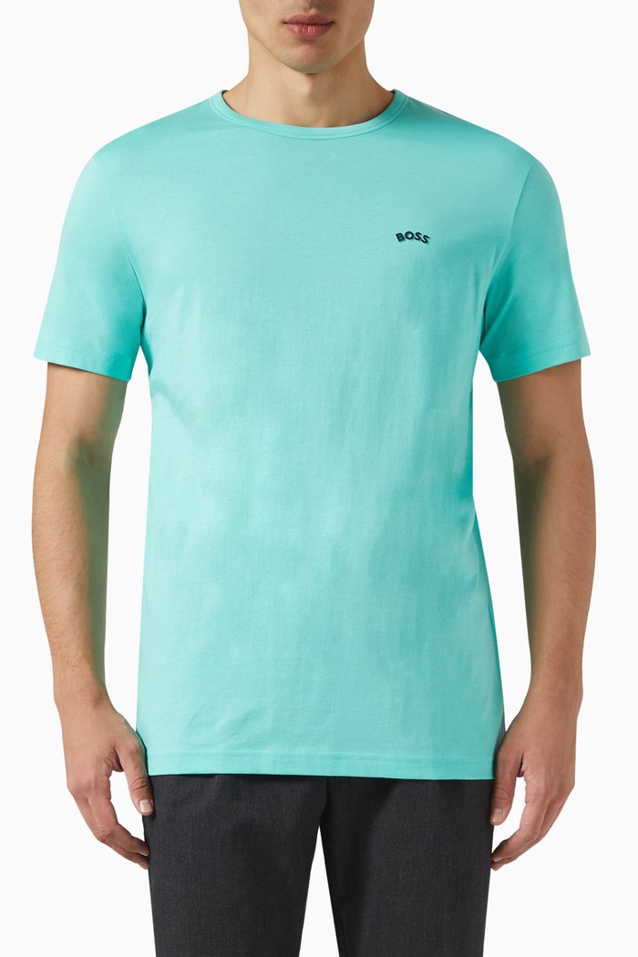

Logo T-shirt in Cotton Jersey, Green