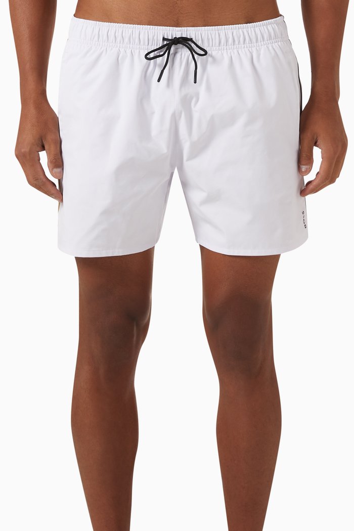 

Logo Swim Shorts, White