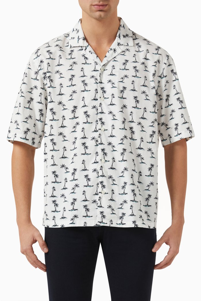 

Lars Shirt in Cotton, Green