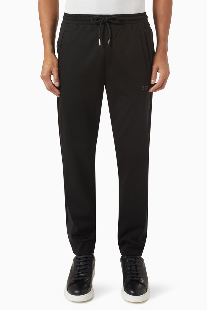 Sweatpants in Cotton-fleece, Black