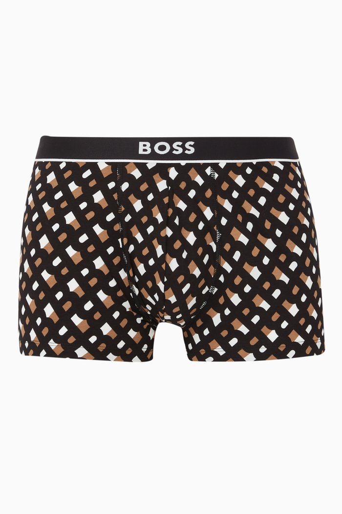 

Monogram Trunks in Stretch Cotton, Neutral