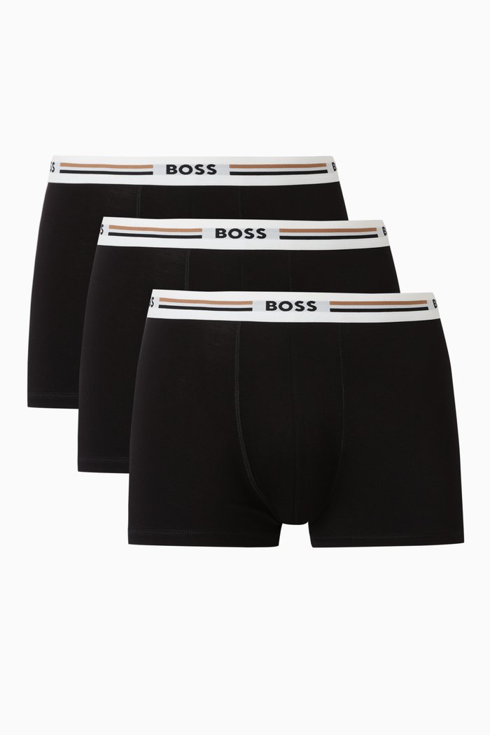 

Revive Trunks in Rayon Stretch, Set of 3, Black