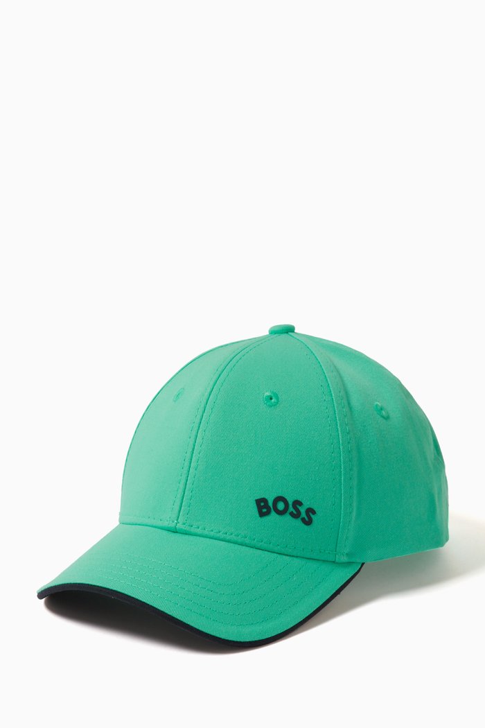 

Logo Baseball Cap in Cotton Twill, Green