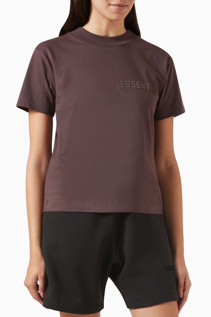 

Logo T-shirt in Cotton-jersey, Purple