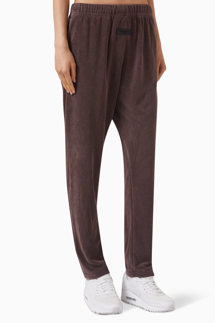 

Resort Pants in Terry Cloth, Purple