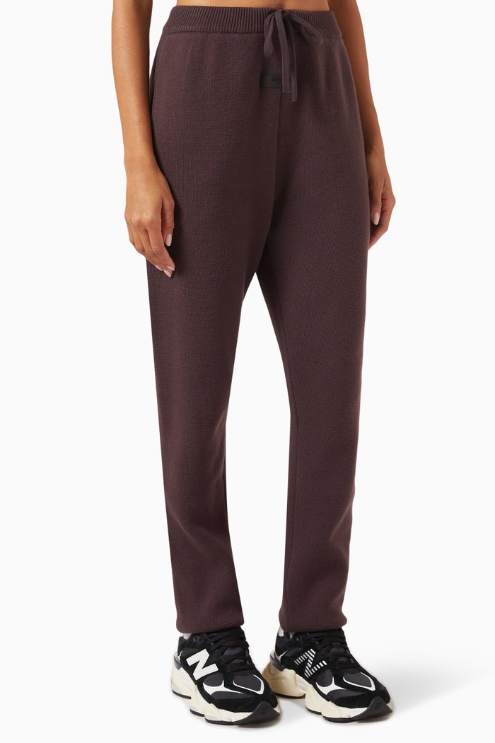 Lounge Pants in Milano Knit, Purple