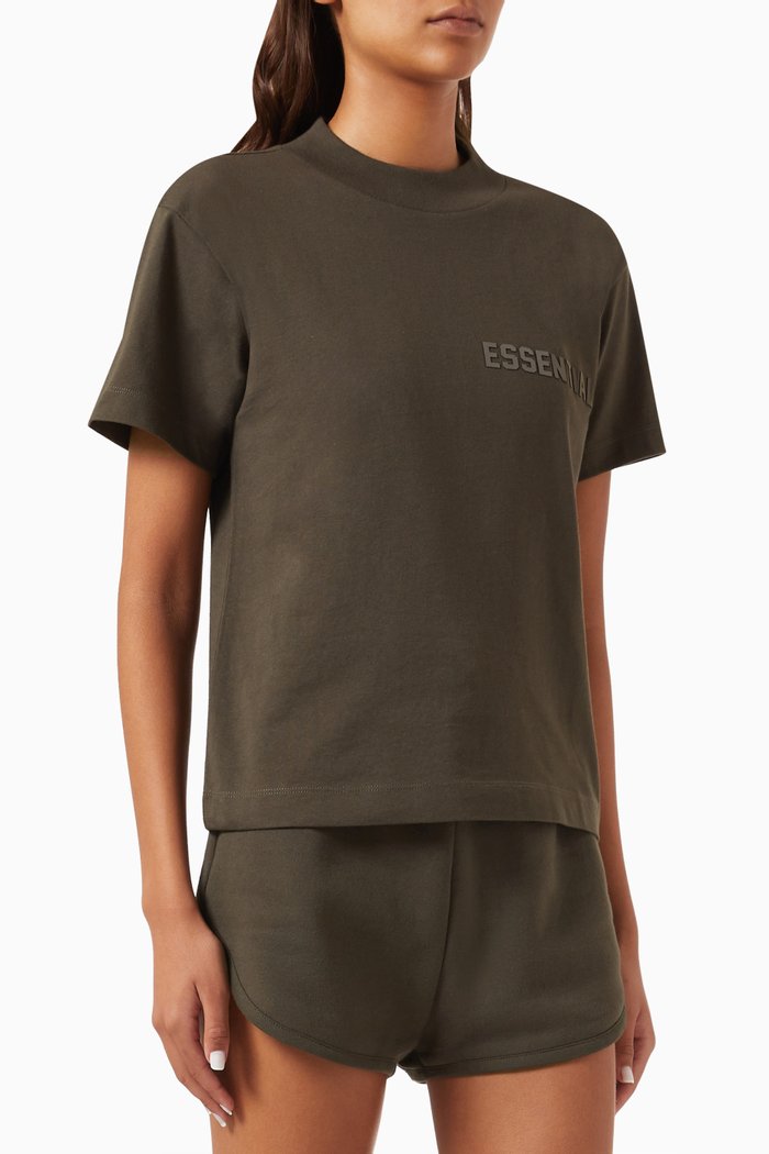 

Logo T-shirt in Cotton-jersey, Black