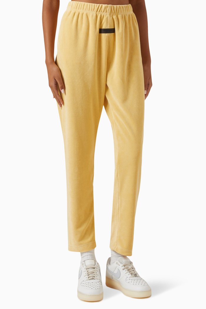 

Resort Pants in Terry Cloth, Yellow