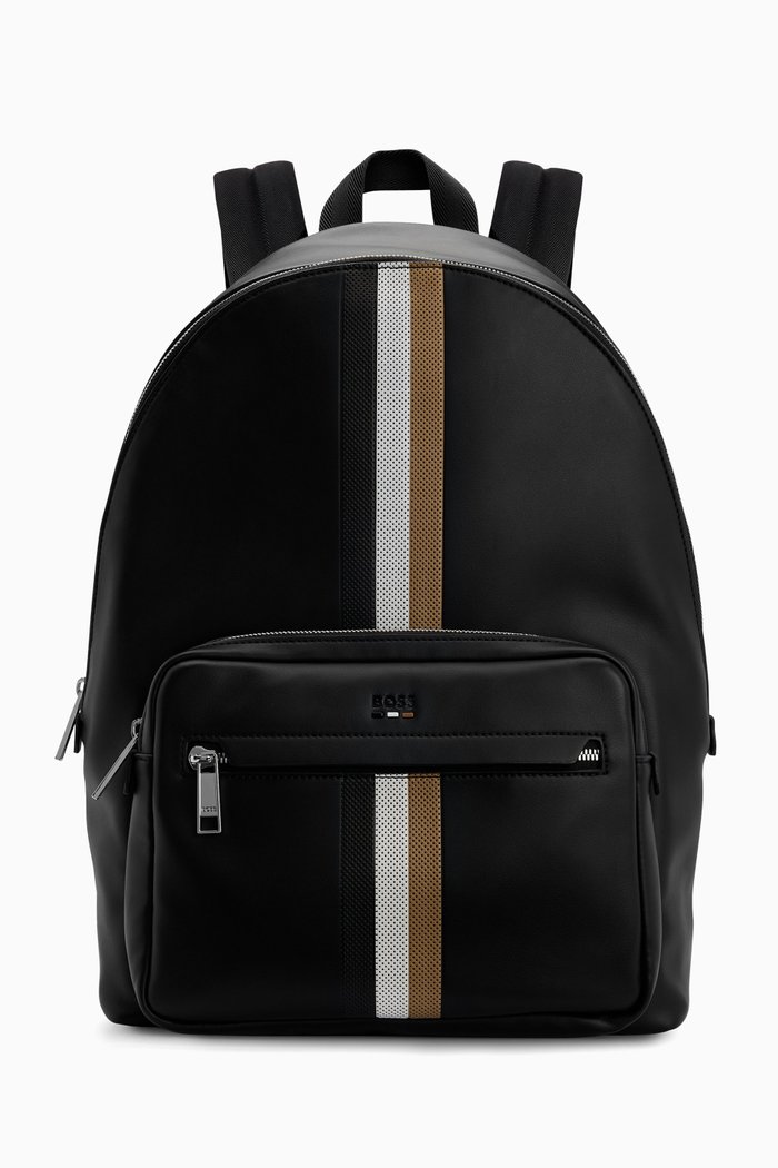 

Ray Backpack in Faux-leather, Black