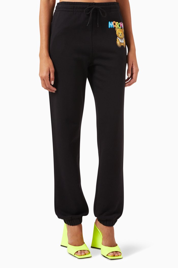 

Inflatable Teddy Sweatpants in Jersey, Black