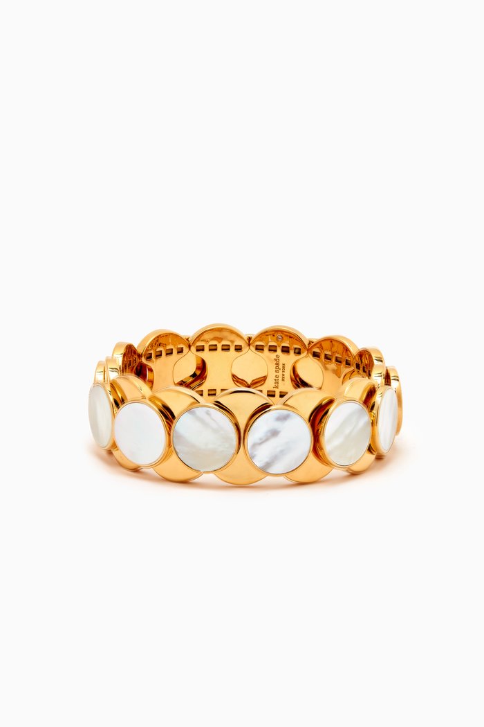 

Stretch Bracelet in Gold-plated Brass, Neutral