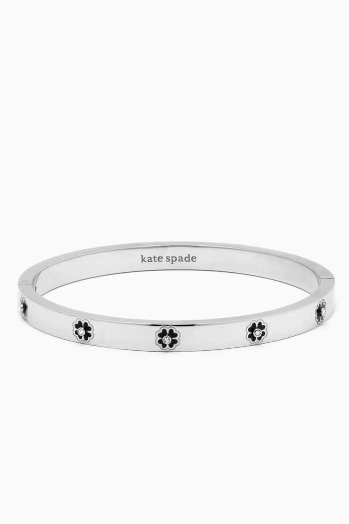 

Final Touch Bangle in Silver-plated Brass, Blue